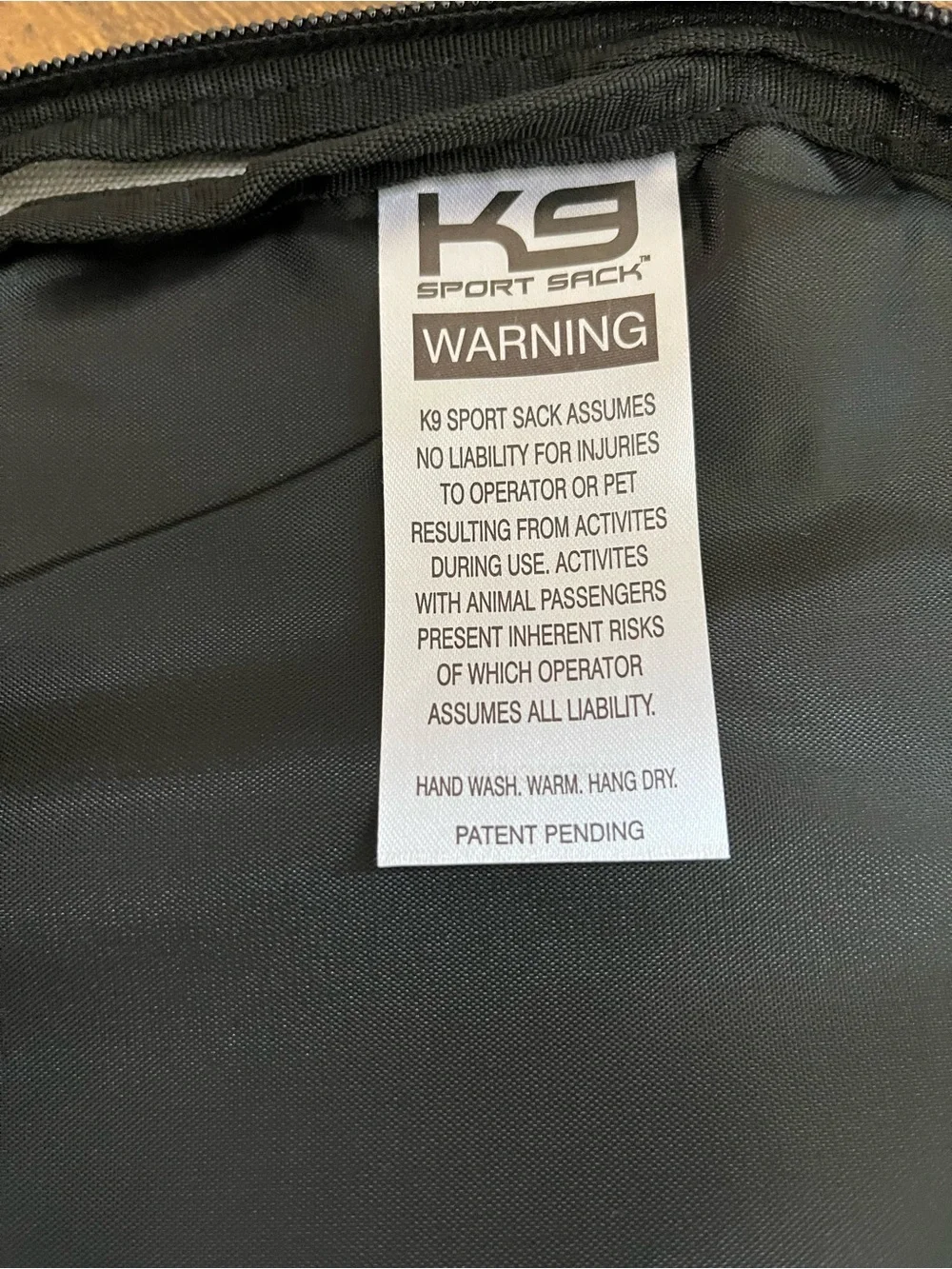 K9 Sport Sack Gray Dog Carrier Backpack Pet Travel Bag NWT Adjustable Straps